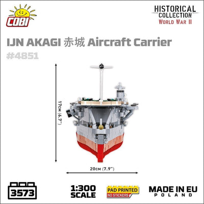 Japanese Akagi - COBI 4851 - 3573 brick aircraft carrier Ship Cobi