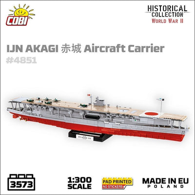 Japanese Akagi - COBI 4851 - 3573 brick aircraft carrier Ship Cobi