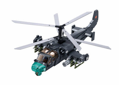 KA-52S brick model helicopter - Sluban M38-B1138 - 913 bricks Tank SLUBAN