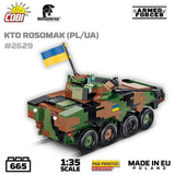 KTO Rosomak armoured car brick model - COBI 2629 - 665 bricks Other Military Cobi