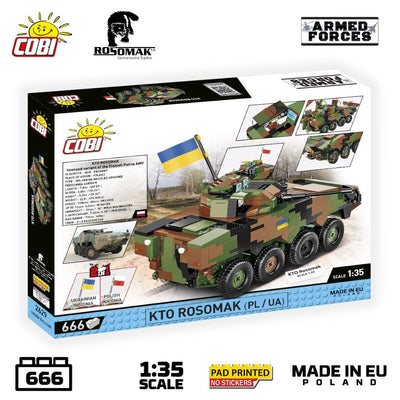 KTO Rosomak armoured car brick model - COBI 2629 - 665 bricks Other Military Cobi