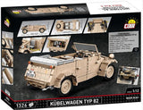 Kubelwagen - Typ 82 brick model - COBI 2803 - 1326 bricks car Cobi