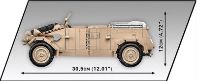 Kubelwagen - Typ 82 brick model - COBI 2803 - 1326 bricks car Cobi