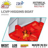 LCVP Higgins Boat brick model - COBI 4849 - 715 bricks Ship Cobi