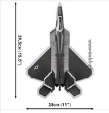 Lockheed F-22 Raptor brick plane model - COBI 5855 - 695 bricks Planes Cobi