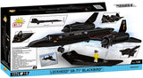 Lockheed SR-71 Blackbird brick aircraft model - COBI 5891 - 1330 bricks Planes Cobi
