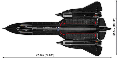 Lockheed SR-71 Blackbird brick aircraft model - COBI 5891 - 1330 bricks Planes Cobi