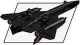 Lockheed SR-71 Blackbird brick aircraft model - COBI 5891 - 1330 bricks Planes Cobi