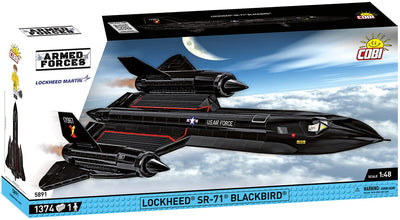 Lockheed SR-71 Blackbird brick aircraft model - COBI 5891 - 1330 bricks Planes Cobi