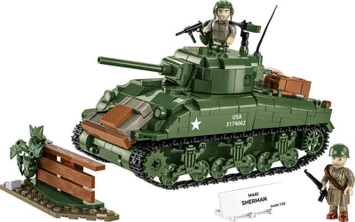 M4A1 Sherman brick tank model - COBI 3126 - 663 bricks Tank Cobi