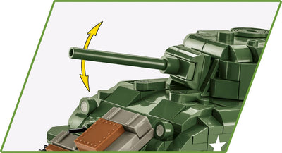 M4A1 Sherman brick tank model - COBI 3126 - 663 bricks Tank Cobi