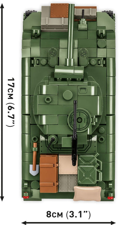 M4A1 Sherman brick tank model - COBI 3126 - 663 bricks Tank Cobi