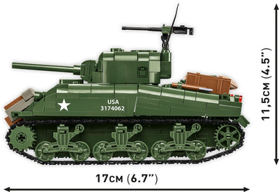 M4A1 Sherman brick tank model - COBI 3126 - 663 bricks Tank Cobi