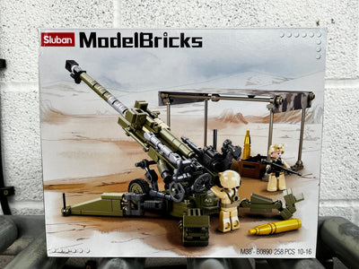 M777 Howitzer brick model - Sluban M38-B0890 - 258 bricks Tank SLUBAN