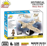 Macchi C. 202 Folgore brick plane model - COBI 5760 - 405 bricks Planes Cobi