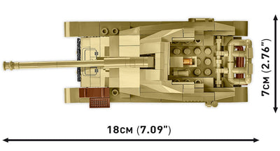 Marder III (Sd.Kfz.139) brick model tank - COBI 3131 - 486 bricks Tank Cobi