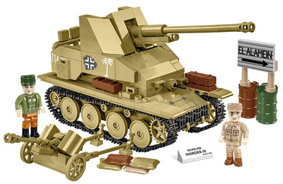 Marder III (Sd.Kfz.139) brick model tank - COBI 3131 - 486 bricks Tank Cobi