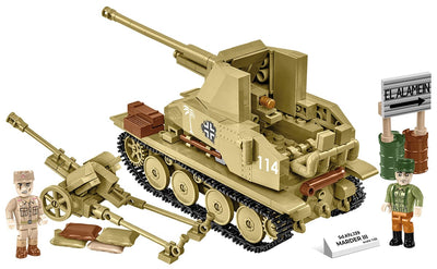 Marder III (Sd.Kfz.139) brick model tank - COBI 3131 - 486 bricks Tank Cobi