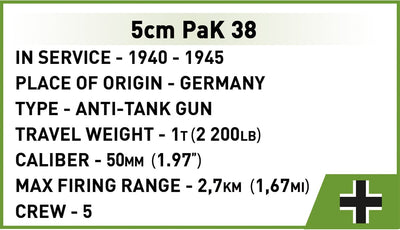 Marder III (Sd.Kfz.139) brick model tank - COBI 3131 - 486 bricks Tank Cobi