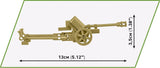 Marder III (Sd.Kfz.139) brick model tank - COBI 3131 - 486 bricks Tank Cobi