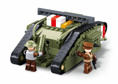 Mark V brick tank model - Sluban M38-B1296 - 516 bricks Tank SLUBAN