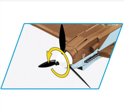 Messerschmitt BF 109 G brick model plane - COBI 5761 - 350 bricks Planes Cobi