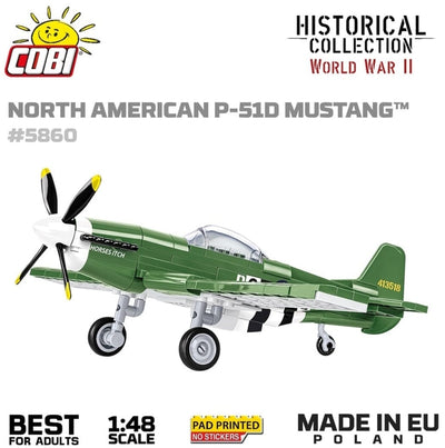 Mustang P-51 brick plane model - COBI 5860 - 150 bricks Planes Cobi
