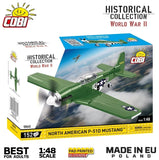 Mustang P-51 brick plane model - COBI 5860 - 150 bricks Planes Cobi