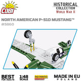 Mustang P-51 brick plane model - COBI 5860 - 150 bricks Planes Cobi