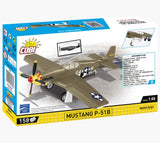 Mustang P-51B 158 KL brick plane model - COBI 5869 - 155 bricks Planes Cobi