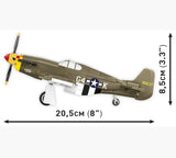 Mustang P-51B 158 KL brick plane model - COBI 5869 - 155 bricks Planes Cobi