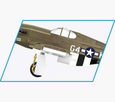 Mustang P-51B 158 KL brick plane model - COBI 5869 - 155 bricks Planes Cobi