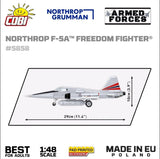 Northrop F-5E Freedom Fighter brick plane model - COBI 5858 - 335 bricks Planes Cobi