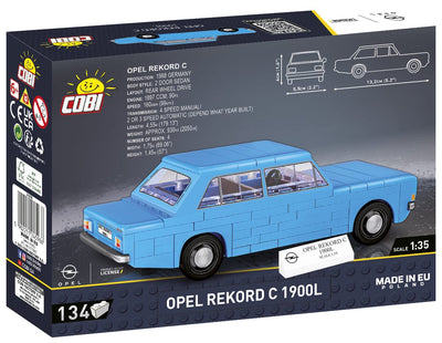 Opel Rekord C 1900L brick model car - COBI 24598 - 134 bricks car COBI