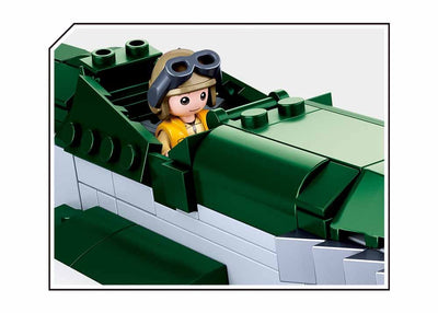 P-51D Fighter brick model plane - Sluban M38-B0857 - 323 bricks Planes SLUBAN