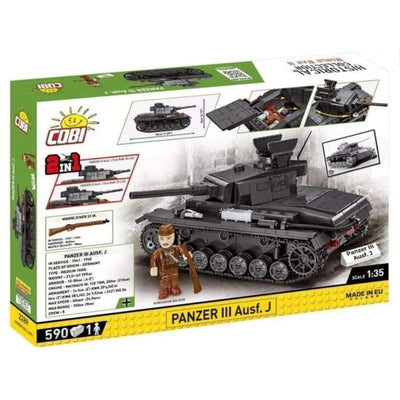 Panzer III Ausf. J brick tank model - COBI 2289 - 585 bricks Tank Cobi