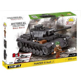 Panzer III Ausf. J brick tank model - COBI 2289 - 585 bricks Tank Cobi
