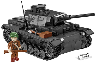 Panzer III Ausf. J brick tank model - COBI 2289 - 590 bricks Tank Cobi
