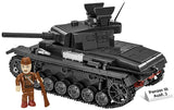 Panzer III Ausf. J brick tank model - COBI 2289 - 590 bricks Tank Cobi