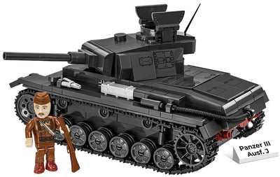 Panzer III Ausf. J brick tank model - COBI 2289 - 590 bricks Tank Cobi