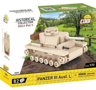 Panzer III Ausf.L brick tank model - COBI 3090 - 82 bricks Tank Cobi
