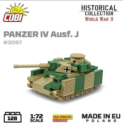 Panzer IV Ausf.J brick tank model - COBI 3097 - 130 bricks Tank Cobi