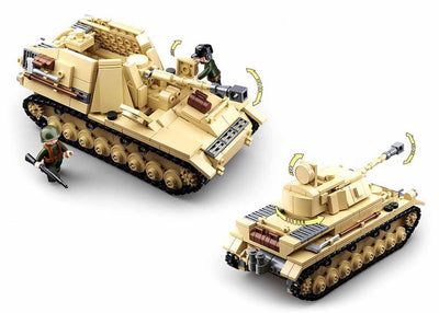 Panzer IV - Sluban M38-B0693 - 543 bricks Tank SLUBAN