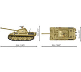 Panzer V Panther AUSF.G 'Pudel' brick model tank - COBI 2655 - 1133 bricks Tank Cobi