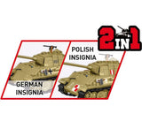 Panzer V Panther AUSF.G 'Pudel' brick model tank - COBI 2655 - 1133 bricks Tank Cobi