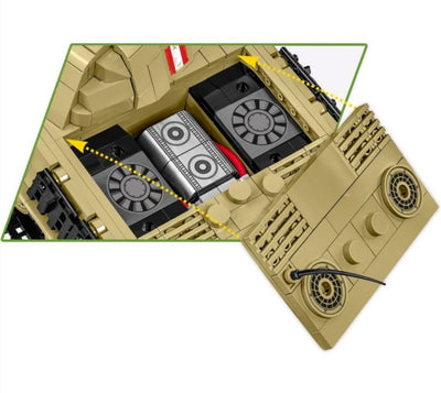 Panzer V Panther AUSF.G 'Pudel' brick model tank - COBI 2655 - 1133 bricks Tank Cobi