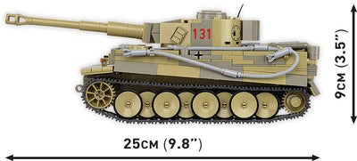 Panzer VI Tiger No. 131 The Tank Museum brick tank model - COBI 3123 - 898 bricks Tank Cobi