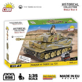 Panzer VI Tiger No. 131 The Tank Museum brick tank model - COBI 3123 - 898 bricks Tank Cobi