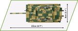 Panzerjager Tiger Ausf. B 'Jagdtiger' brick tank model - COBI 2733 - 528 bricks Tank Cobi