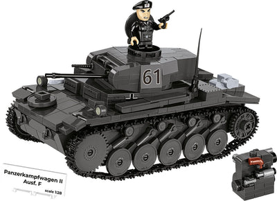 Panzerkampfwagen II Ausf. F brick tank model - COBI 2597 - 812 bricks Tank Cobi